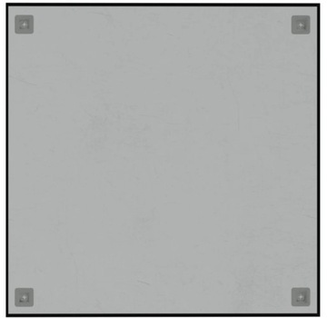 Ścienna tablica magnetyczna, czarna, 40x40 cm
