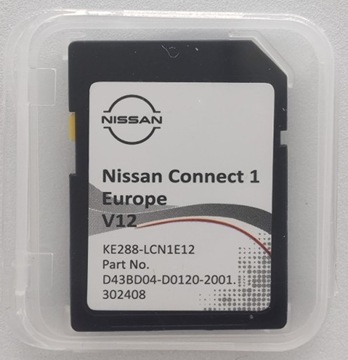 Mapy EUROPY NISSAN Connect LCN1, 2 i 3