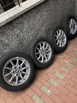 Komplet kół BMW na 16”felgach alum.