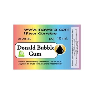 Aromat Inawera Donald Bubble Gum 10ml