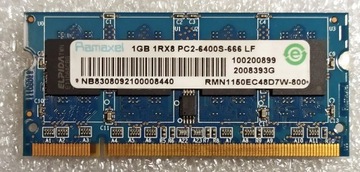 Pamięć SO-DIMM DDR2 2 X 1GB PC2-6400