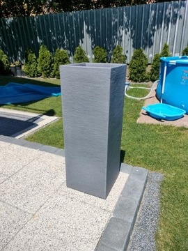 Donica ogrodowa imitacja betonu - jasnoszary 