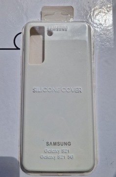 Etui Samsung Galaxy S21 Silicone Biały