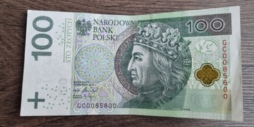 Banknot 100 złotych, radar GC0085800