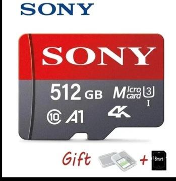 Karta pamięci SONY MicroSD 512 GB Klasa 10 + Adapter +GRATIS