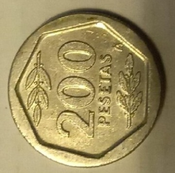 Moneta 200 peset 1987 orginał