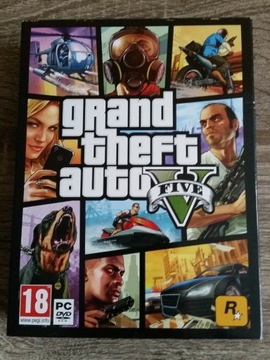 GRA GRAND THEFT AUTO V 5 PC KOMPLET PL NOWA