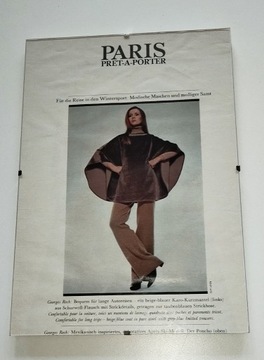 Paris Pret-A- Porter moda lata 70-te reklama 3