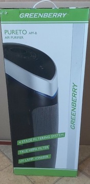 Oczyszczacz Powietrza Greenberry Pureto Hepa Filtr Węgiel Aktywny 