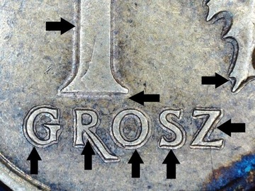 1--GROSZ--2016 --POLSKA--PODWOJENIE CAŁEGO REWERSU