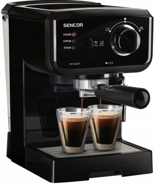 Ekspres do kawy ciśnieniowy Sencor SES 1710BK 1140 W czarny