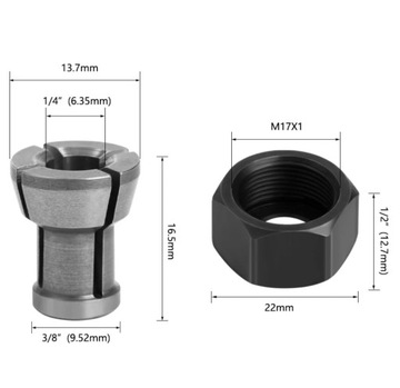 Tuleja zaciskowa do Makita 6.35mm 6,35mm 6.35 6,35