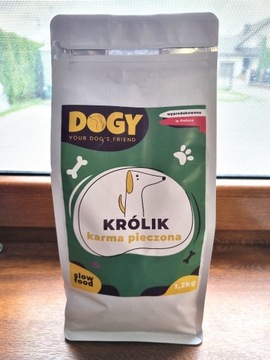 DOGY KARMA PIECZONA KRÓLIK 1,2 kg BEZZBOŻOWA, HIPOALERGICZNA