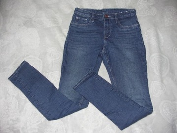 spodnie jeansy skinny H&M roz.152