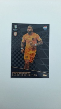 MEMPHIS DEPAY BLACK EDGE EDITION UEFA 2024 GERMANY CARD