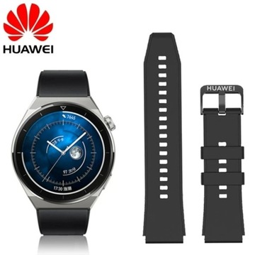 Czarny Pasek Huawei do zegarka GT 3 PRO / GT3 46MM