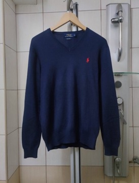 sweter sweterek S XS Ralph Lauren granatowy ciem