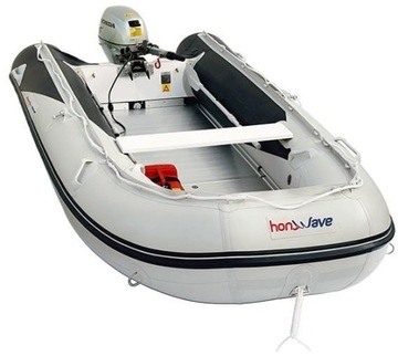 Ponton honwave t40  Honda 400 cm podłoga aluminium