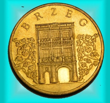 Moneta 2 zł Brzeg - 2007 rok  z KAPSLEM