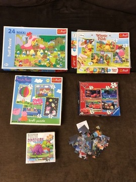 Puzzle dla dzieci zestaw 6 sztuk (wiek 3+)