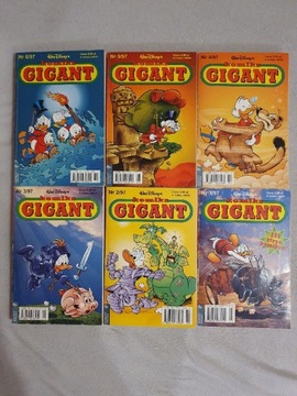 komiksy Gigant rocznik 1997 stan kolekcjonerski