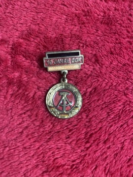 Medal 10 Jahre DDR 