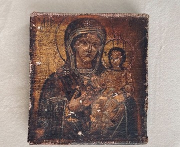 2 ikony:Matka Boża Smoleńska, Nie płacz nade mną
