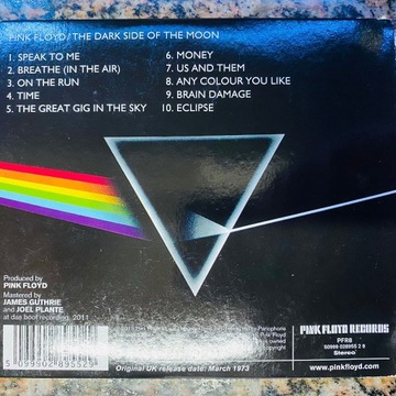 Pink Floyd - Dark Side of the Moon CD