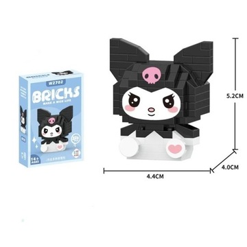 ZESTAW Klocki Kuromi X Sanrio Figurka Prezent