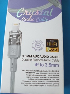 Kabel iPhone do AUX (Jack 3,5mm) o długości 1,2m