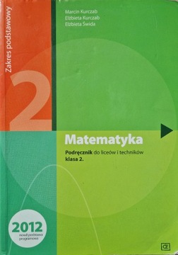 Marcin Kurczab - Matematyka 2 - podstawowy - 2012