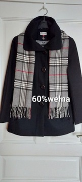 Płaszcz damski 60 % wełna Yessica.r.40