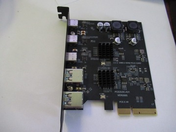 PCI-E X4  5x USB 3.2 10Gbps ASM3142 + VL822