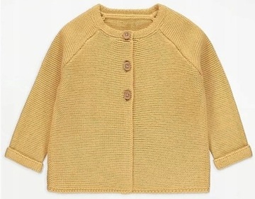 Sweterek musztardowy George 68/74