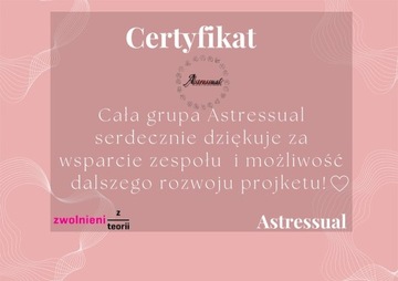 Imienny Certyfikat- wesprzyj Astressual