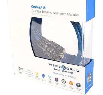 WIREWORLD Oasis 8 Interkonekt 0,5m RCA/RCA