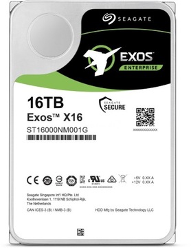 Dysk Twardy HDD Seagate Exos X16 16TB SAS3