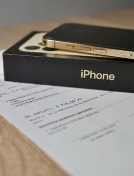 iPhone 13 pro max Gold 128Gb 5G dowód zakupu