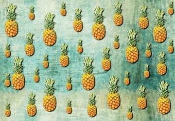 Fototapeta Wizzard & Genius  Tropikalne ananasy.