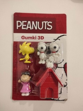 Gumki do ścierania 3D Peanuts 