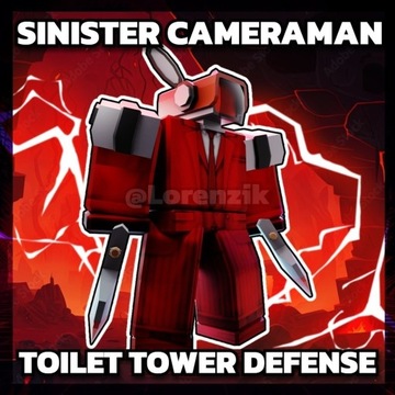 Sinister Cameraman - Toilet Tower Defense