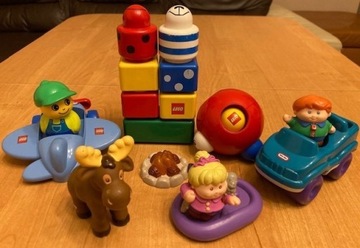 Zabawki Lego + zestaw zabawek Little Tikes