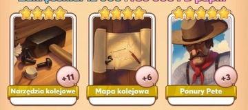 Coin Master Narzędzia Mapa kolejowa Ponury Pete