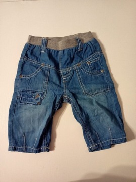 Spodnie z miękkiego jeansu rozmiar 68 