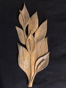 Dekoracja ścienna z drewna ręcznie robiona
