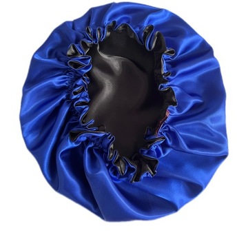 Silk Satin Bonnet Sleep Cap Double Layer, Size M
