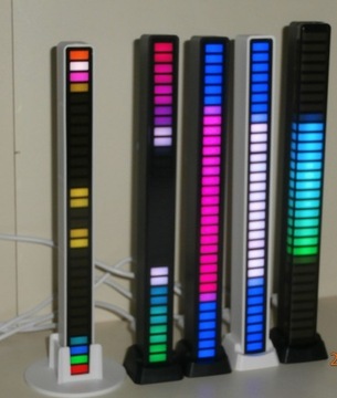 Taśma listwa NEON RGB LED działa w takt muzyki DJ