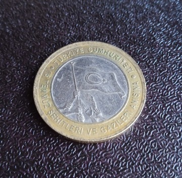 Moneta 1 lira (Turcja 2016)