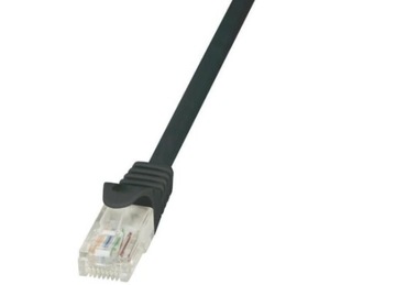 Patchcord LogiLink CAT 6 UTP 1m czarny CP2033U