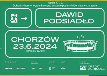 2 bilety na koncert Dawida Podsiadło 23.06.24r 